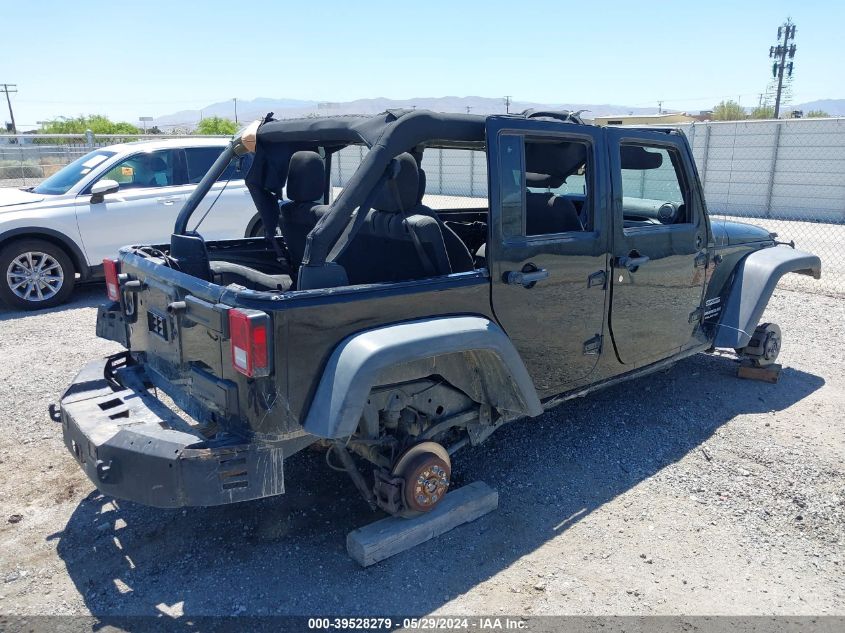 2016 Jeep Wrangler Unlimited Sport VIN: 1C4BJWDG7GL335135 Lot: 39528279