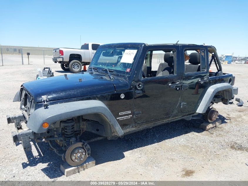 2016 Jeep Wrangler Unlimited Sport VIN: 1C4BJWDG7GL335135 Lot: 39528279