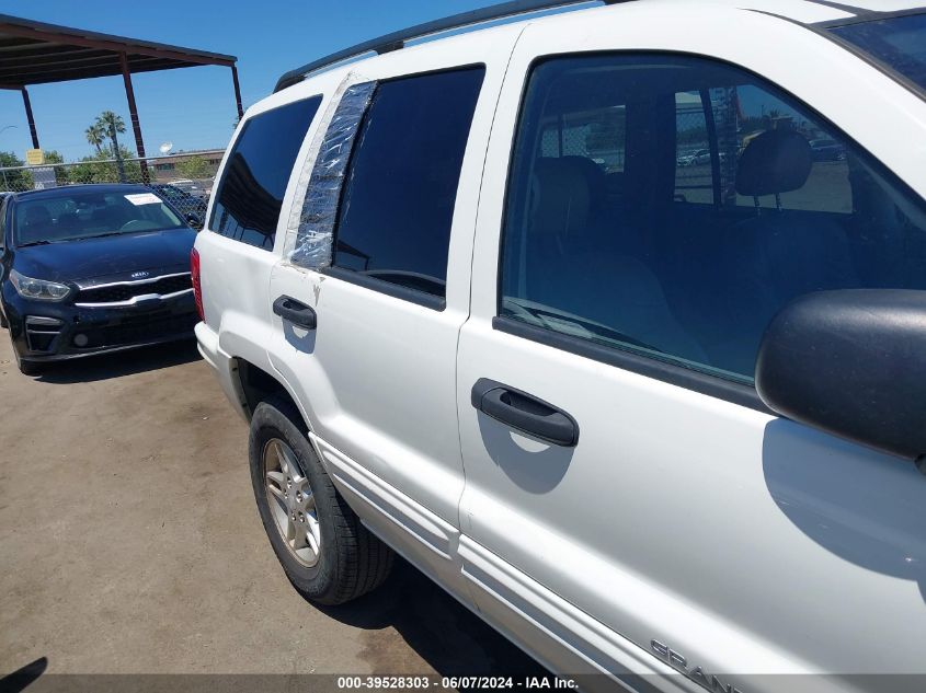 2004 Jeep Grand Cherokee Laredo VIN: 1J4GX48S24C262883 Lot: 39528303