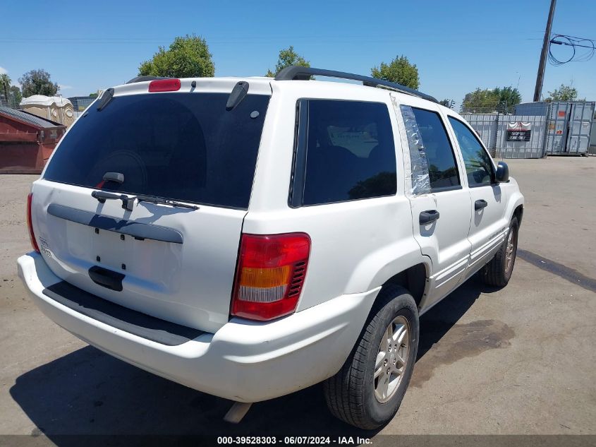 2004 Jeep Grand Cherokee Laredo VIN: 1J4GX48S24C262883 Lot: 39528303