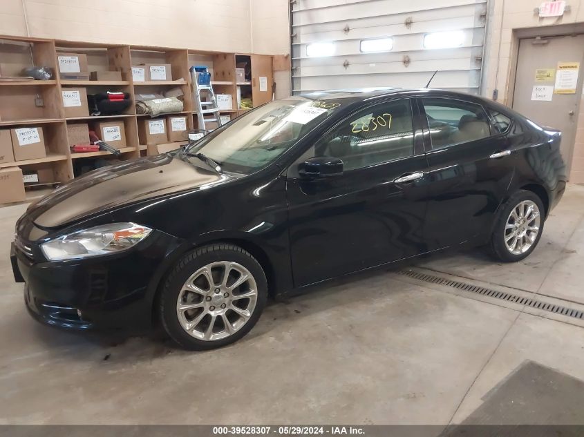 2013 Dodge Dart Limited VIN: 1C3CDFCA3DD256841 Lot: 39528307