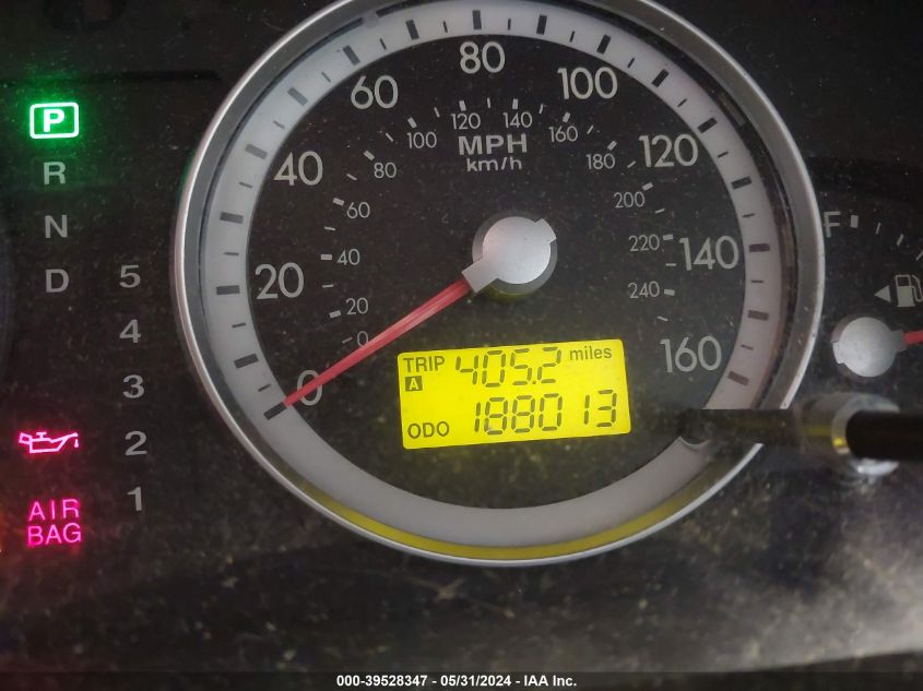 2005 Kia Amanti VIN: KNALD124055056437 Lot: 39528347