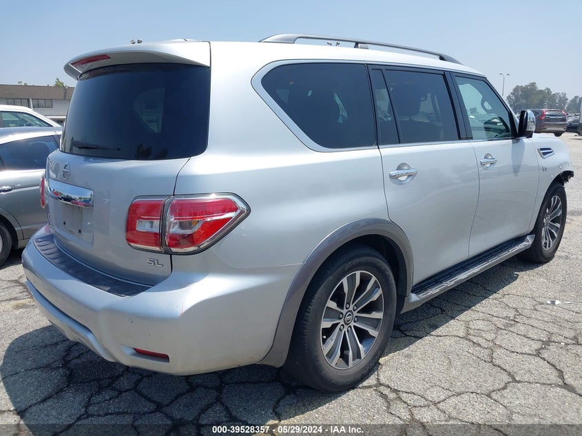 2018 Nissan Armada Sl VIN: JN8AY2ND0J9053593 Lot: 39528357