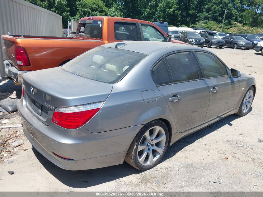 2010 BMW 535I VIN: WBANW1C52AC167524 Lot: 39528376