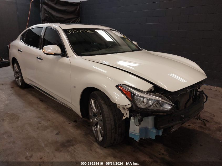 2019 Infiniti Q70L 3.7X Luxe VIN: JN1BY1PR6KM725239 Lot: 39528416