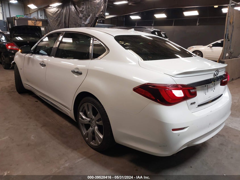 2019 Infiniti Q70L 3.7X Luxe VIN: JN1BY1PR6KM725239 Lot: 39528416