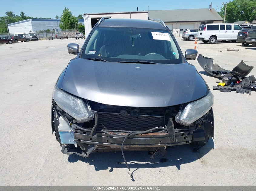 2015 Nissan Rogue Sv VIN: KNMAT2MV8FP562855 Lot: 39528421