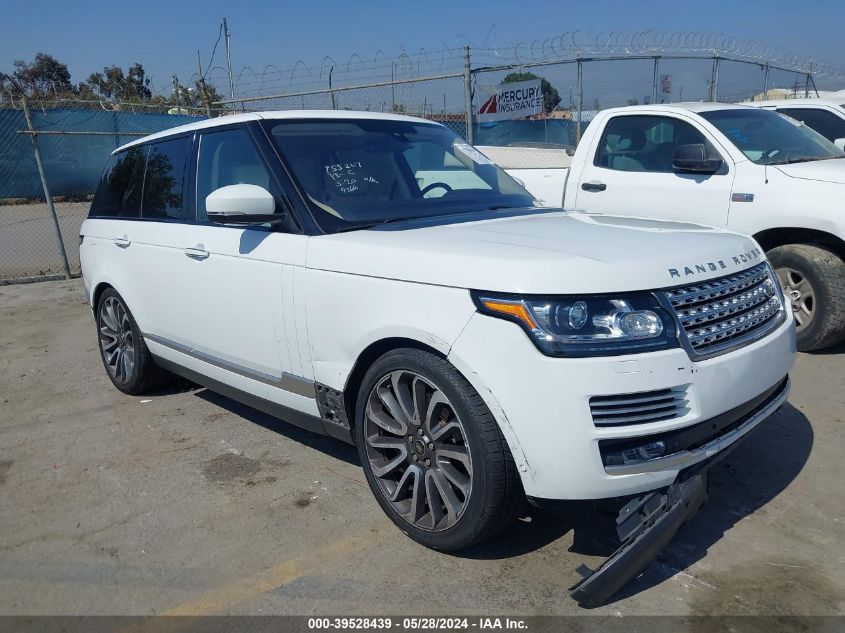 VIN SALGV2TF7FA234238 2015 Land Rover Range Rover,... no.1