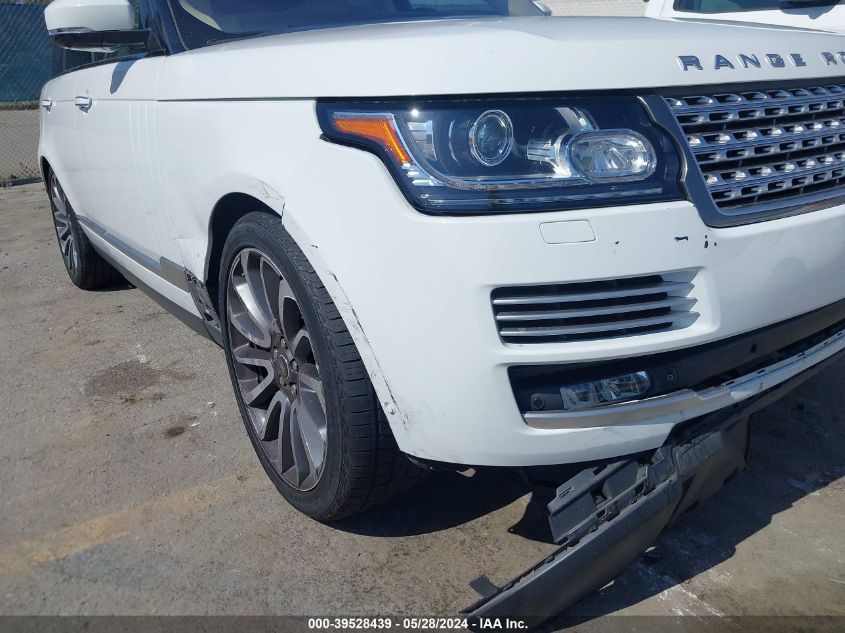 2015 Land Rover Range Rover 5.0L V8 Supercharged Autobiography VIN: SALGV2TF7FA234238 Lot: 39528439