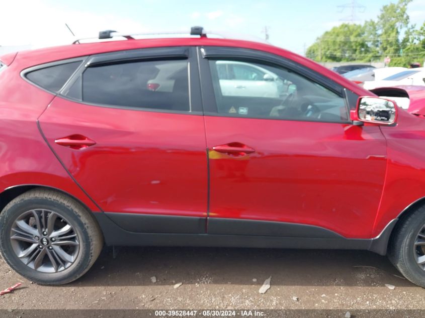 2015 Hyundai Tucson Se VIN: KM8JU3AG6FU040120 Lot: 39528447