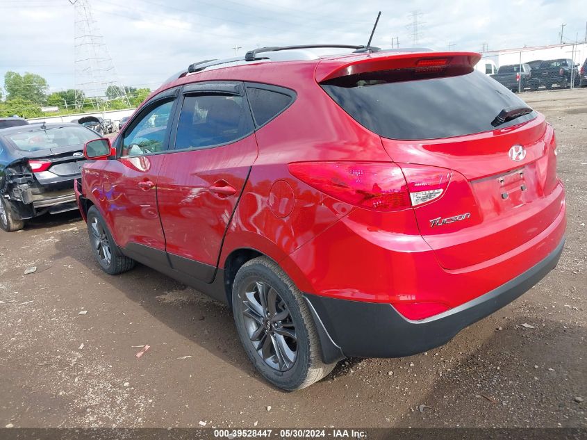 2015 Hyundai Tucson Se VIN: KM8JU3AG6FU040120 Lot: 39528447