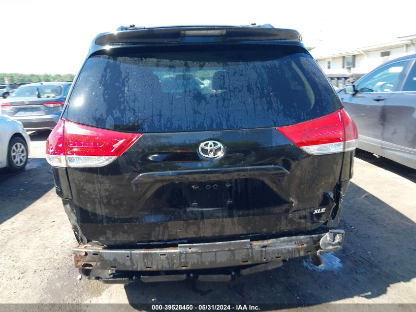 2012 Toyota Sienna Xle V6 8 Passenger VIN: 5TDYK3DC4CS188137 Lot: 39528450