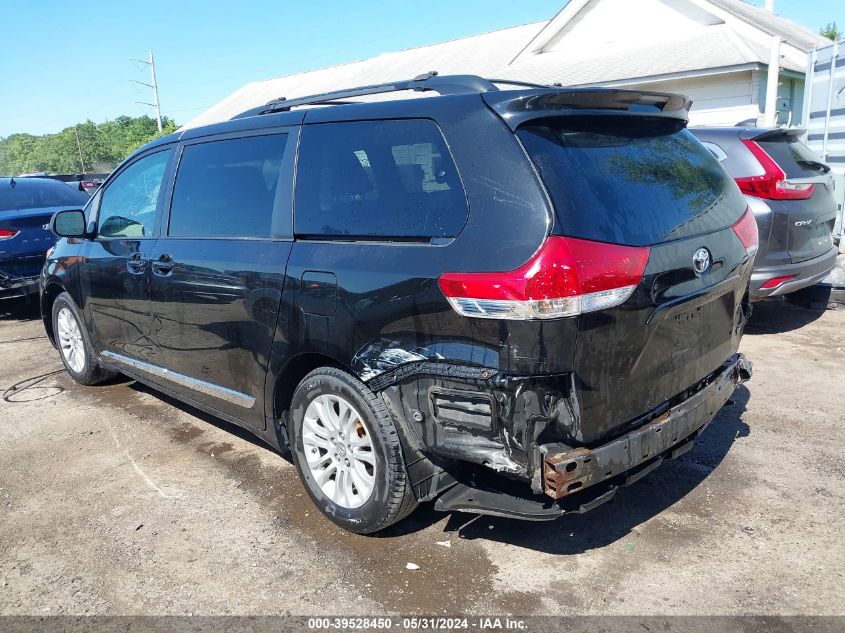 2012 Toyota Sienna Xle V6 8 Passenger VIN: 5TDYK3DC4CS188137 Lot: 39528450
