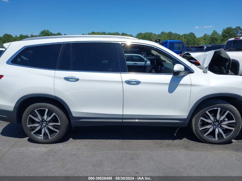 2021 Honda Pilot 2Wd Touring 8 Passenger VIN: 5FNYF5H98MB013250 Lot: 39528458