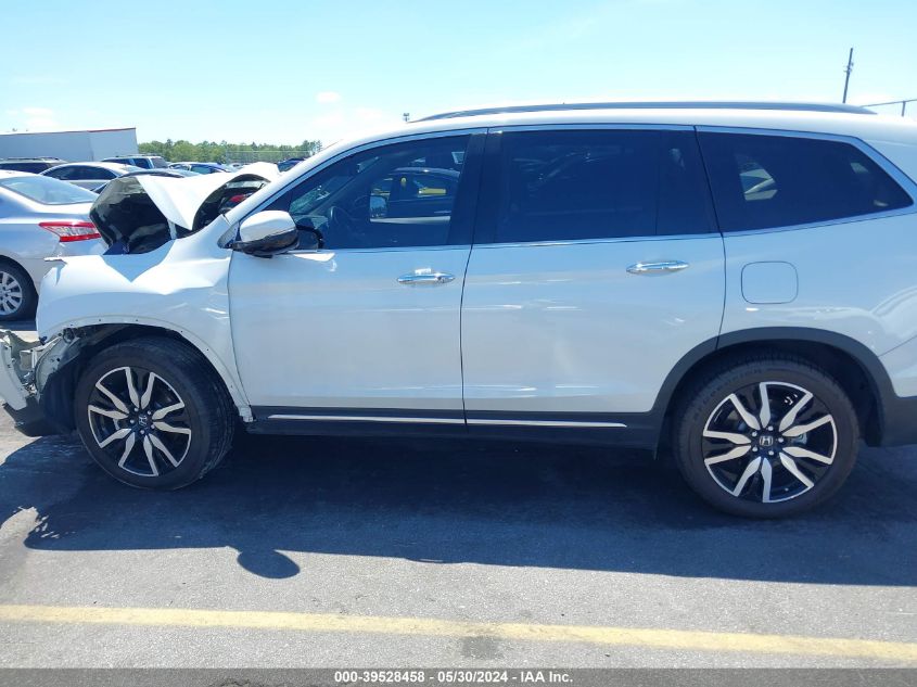 2021 Honda Pilot 2Wd Touring 8 Passenger VIN: 5FNYF5H98MB013250 Lot: 39528458