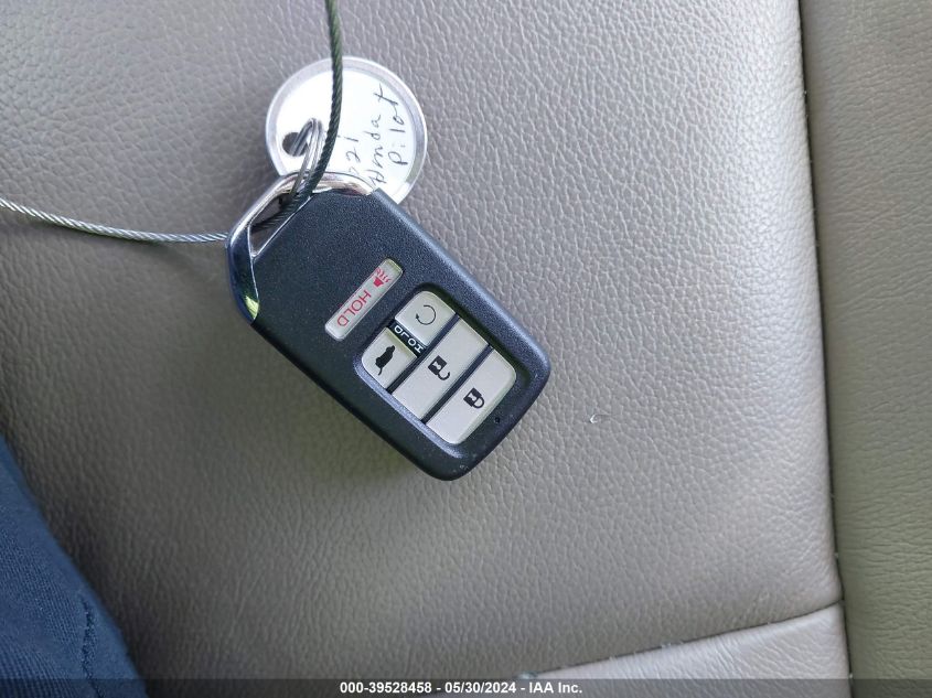 2021 Honda Pilot 2Wd Touring 8 Passenger VIN: 5FNYF5H98MB013250 Lot: 39528458