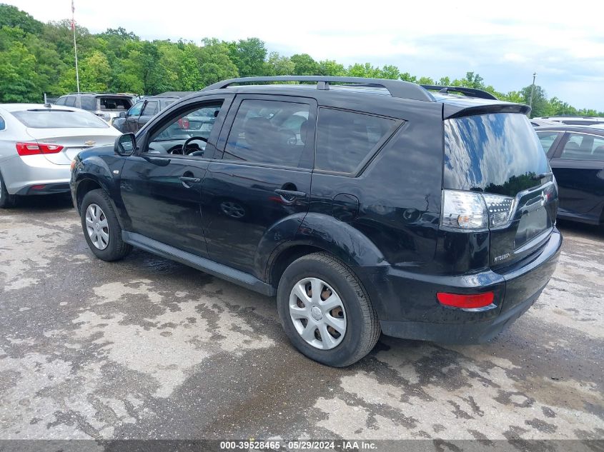 2012 Mitsubishi Outlander Es VIN: JA4AS2AW6CU003831 Lot: 39528465