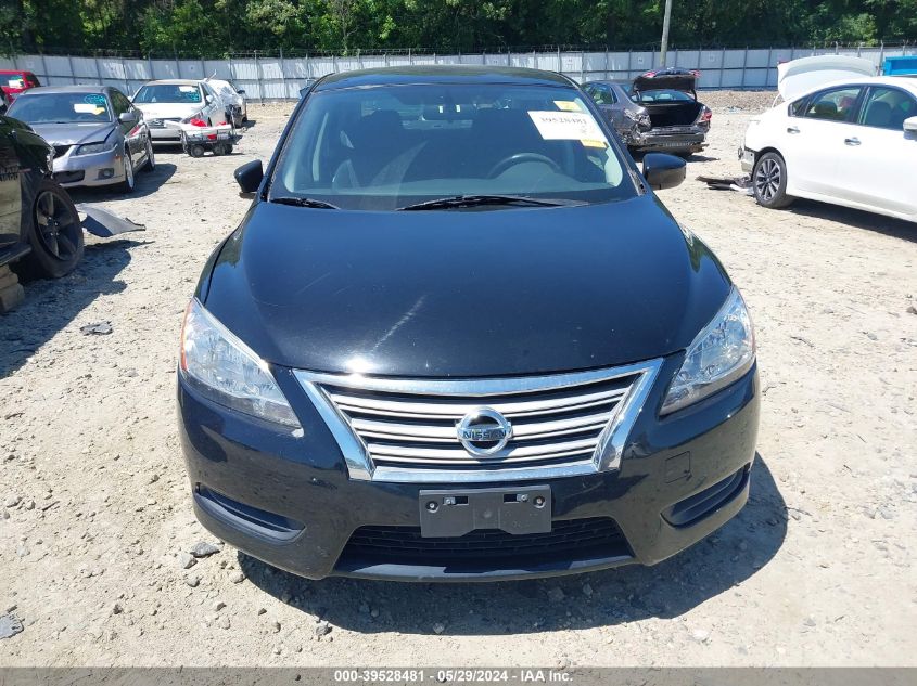 2014 Nissan Sentra Fe+ S/Fe+ Sv/S/Sl/Sr/Sv VIN: 3N1AB7AP4EY260727 Lot: 39528481