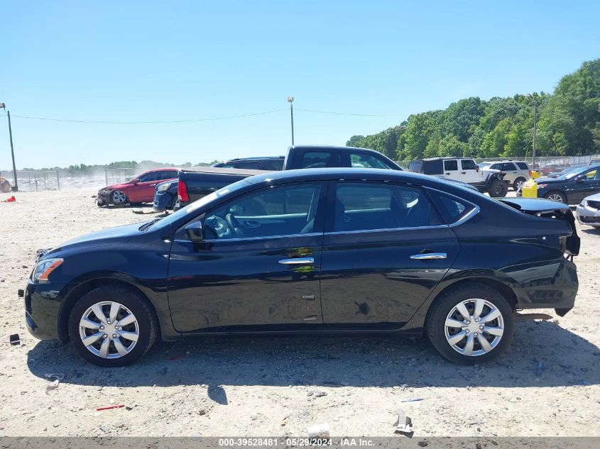 2014 Nissan Sentra Fe+ S/Fe+ Sv/S/Sl/Sr/Sv VIN: 3N1AB7AP4EY260727 Lot: 39528481