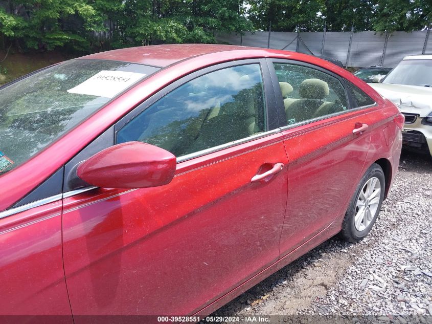 2013 Hyundai Sonata Gls VIN: 5NPEB4AC9DH609953 Lot: 39528551