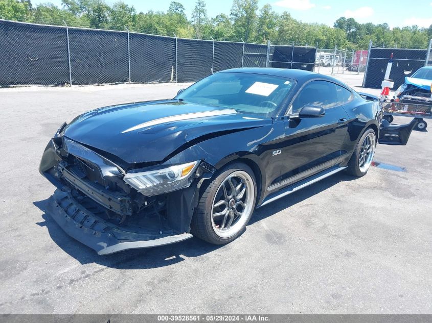 2016 Ford Mustang Gt Premium VIN: 1FA6P8CF3G5255300 Lot: 39528561