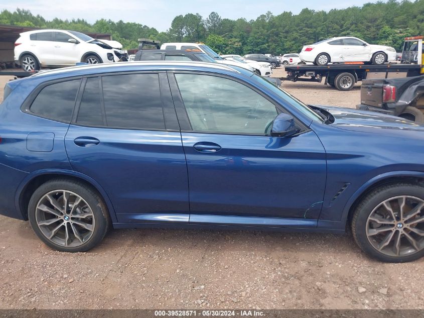 2019 BMW X3 Sdrive30I VIN: 5UXTR7C53KLR52963 Lot: 39528571