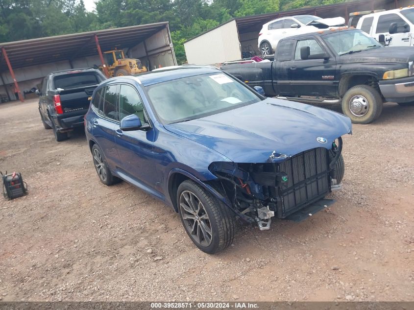 2019 BMW X3 Sdrive30I VIN: 5UXTR7C53KLR52963 Lot: 39528571