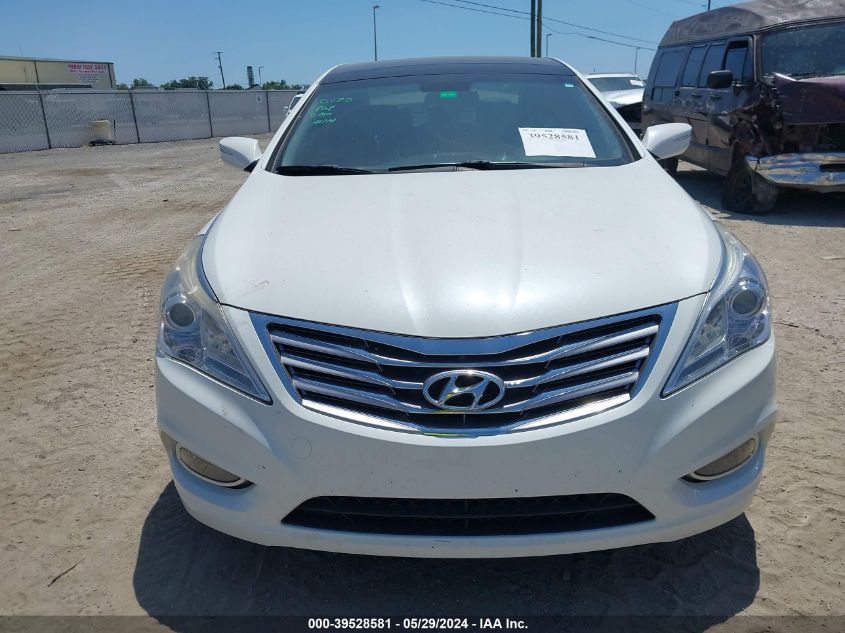 2013 Hyundai Azera VIN: KMHFH4JG2DA309759 Lot: 39528581