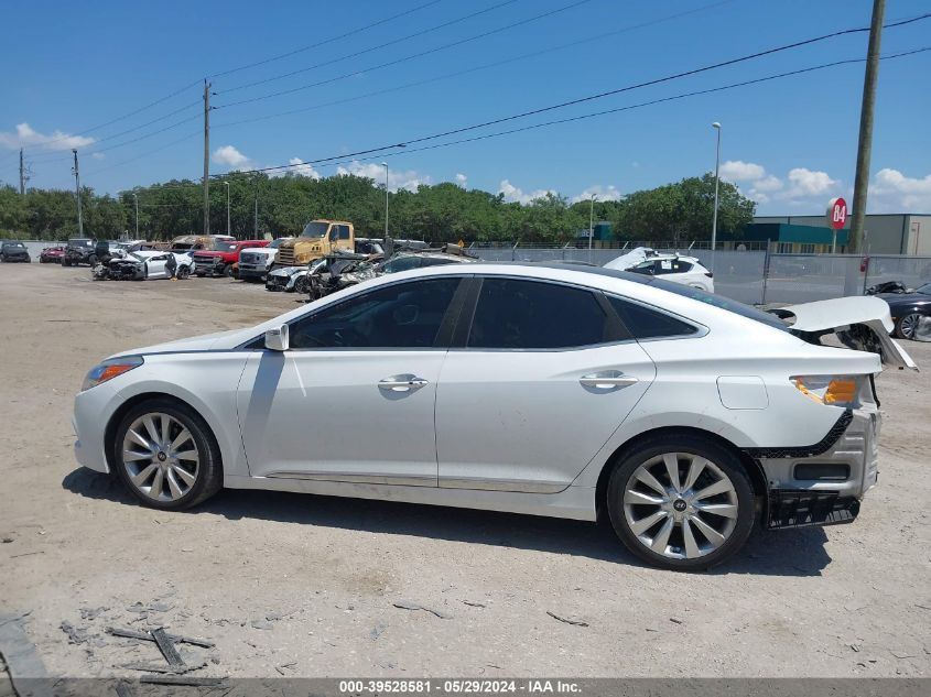 2013 Hyundai Azera VIN: KMHFH4JG2DA309759 Lot: 39528581