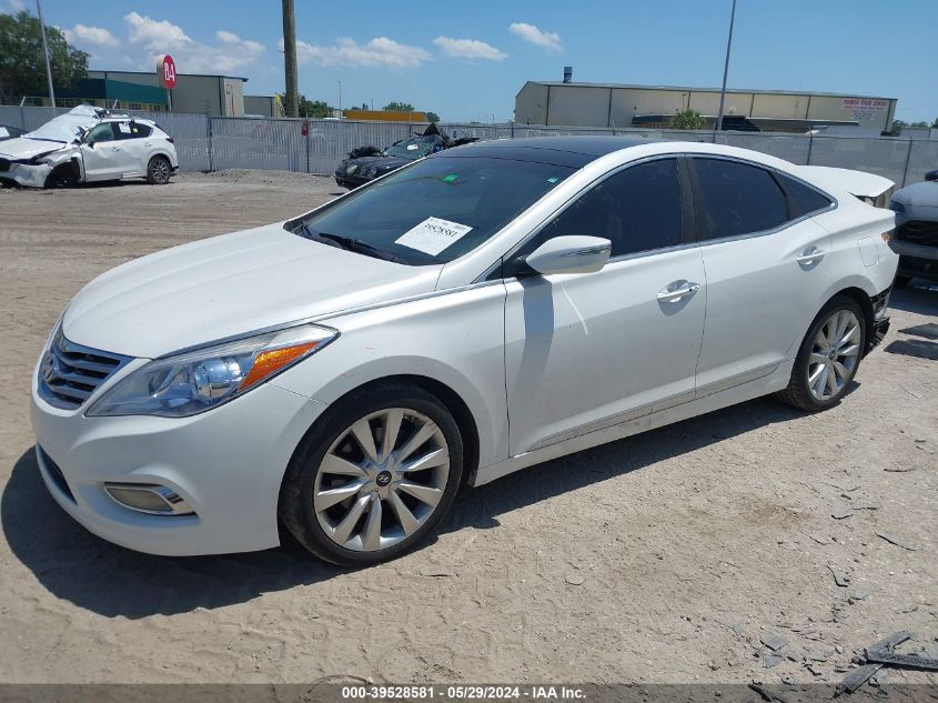 2013 Hyundai Azera VIN: KMHFH4JG2DA309759 Lot: 39528581