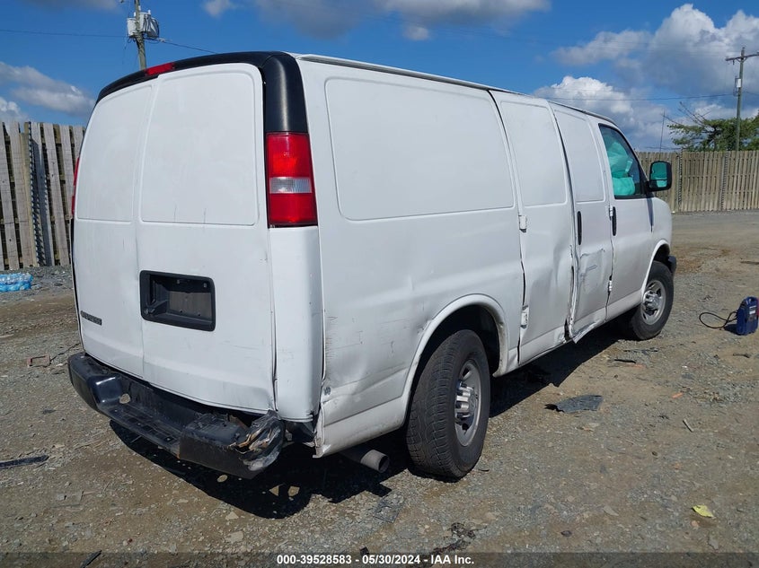 VIN 1GCWGAFF1H1322725 2017 CHEVROLET EXPRESS 2500 WORK VAN