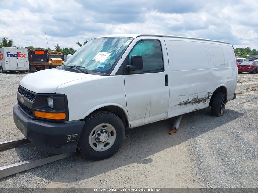 VIN 1GCWGAFF1H1322725 2017 CHEVROLET EXPRESS 2500 WORK VAN