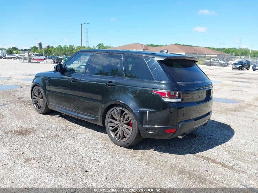 2017 Land Rover Range Rover Sport 3.0L V6 Supercharged Hse Dynamic VIN: SALWV2FV0HA168648 Lot: 39528600