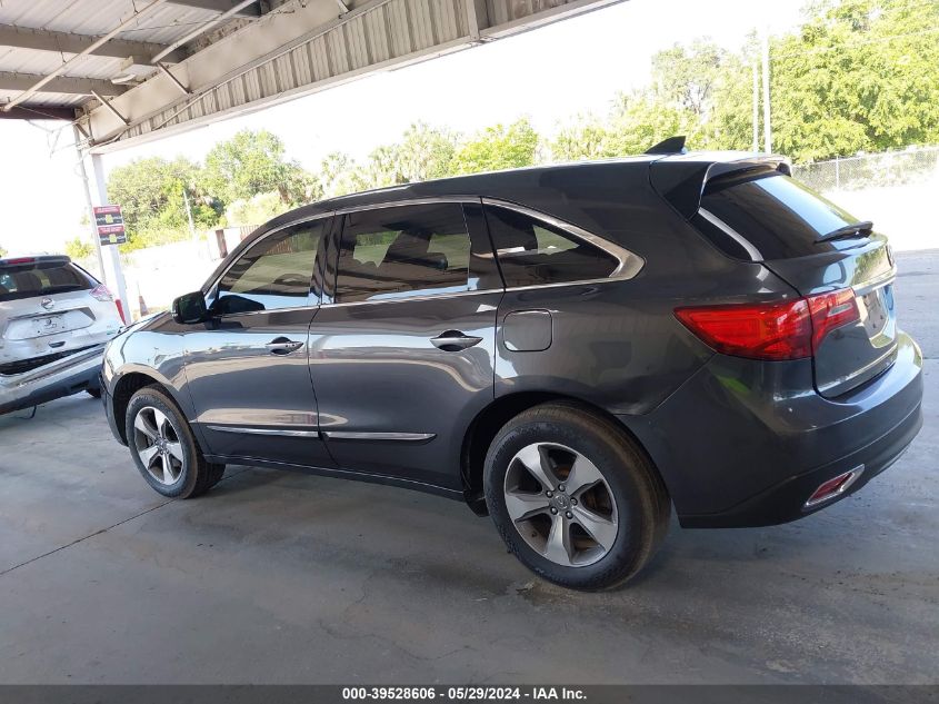 2014 Acura Mdx VIN: 5FRYD3H29EB002660 Lot: 39528606