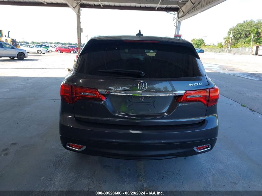 2014 Acura Mdx VIN: 5FRYD3H29EB002660 Lot: 39528606