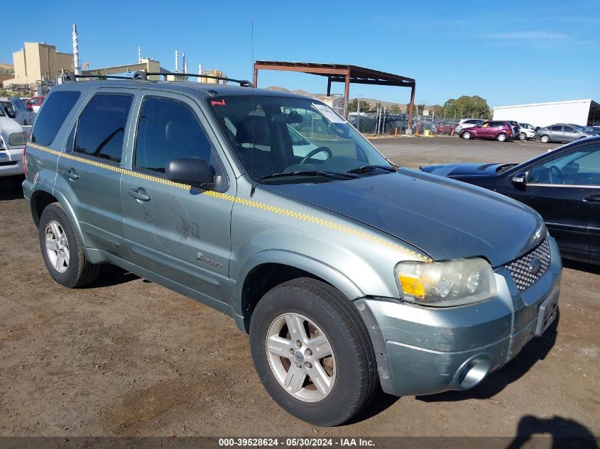 2006 Ford Escape Hybrid VIN: 1FMCU96H96KB49292 Lot: 39528624