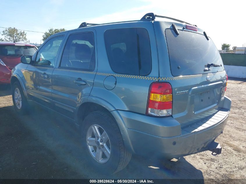 2006 Ford Escape Hybrid VIN: 1FMCU96H96KB49292 Lot: 39528624