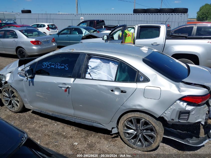 2021 Toyota Corolla Se VIN: 5YFS4MCE8MP077898 Lot: 39528625