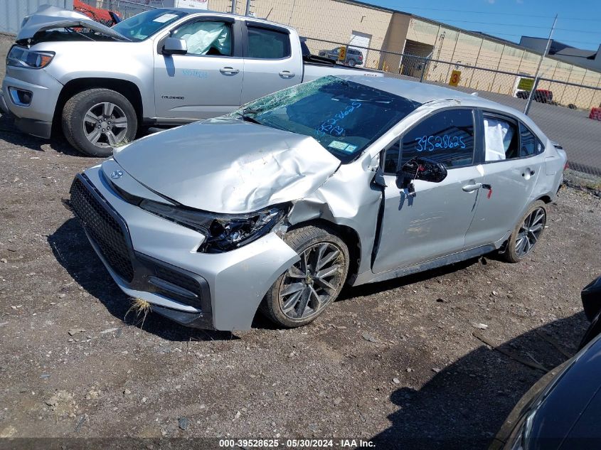 2021 Toyota Corolla Se VIN: 5YFS4MCE8MP077898 Lot: 39528625