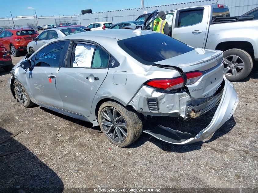 2021 Toyota Corolla Se VIN: 5YFS4MCE8MP077898 Lot: 39528625