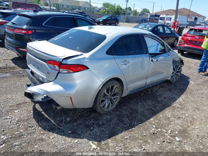 2021 Toyota Corolla Se VIN: 5YFS4MCE8MP077898 Lot: 39528625