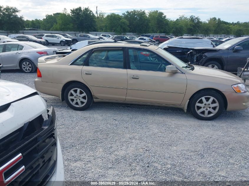 2002 Toyota Avalon Xls VIN: 4T1BF28B42U259820 Lot: 39528629