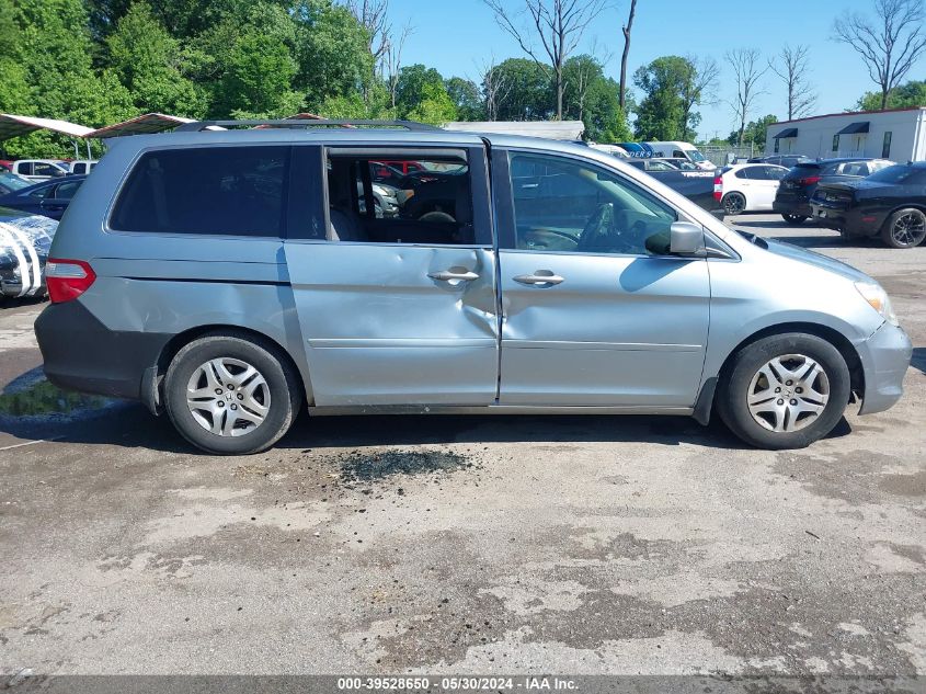 2007 Honda Odyssey Ex VIN: 5FNRL384X7B086713 Lot: 39528650
