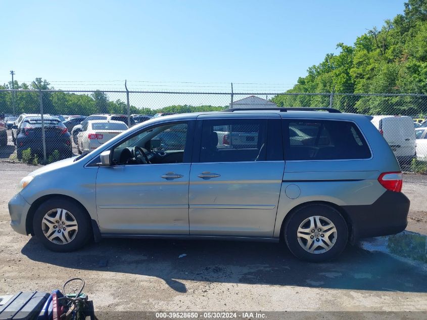 2007 Honda Odyssey Ex VIN: 5FNRL384X7B086713 Lot: 39528650