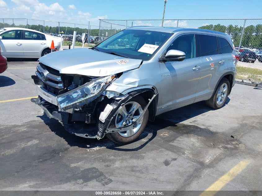 2019 Toyota Highlander Hybrid Limited VIN: 5TDDGRFH5KS061276 Lot: 39528658