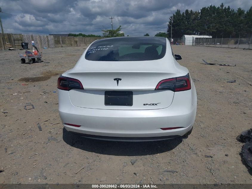 2023 Tesla Model 3 Rear-Wheel Drive VIN: 5YJ3E1EA2PF652281 Lot: 39528662