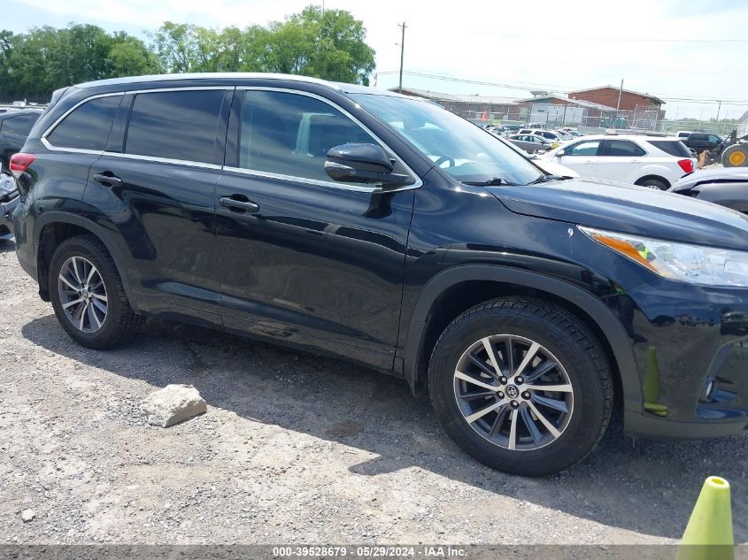 2017 Toyota Highlander Xle VIN: 5TDJZRFH5HS425413 Lot: 39528679