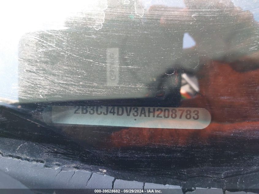 2010 Dodge Challenger Se VIN: 2B3CJ4DV3AH208783 Lot: 39528682