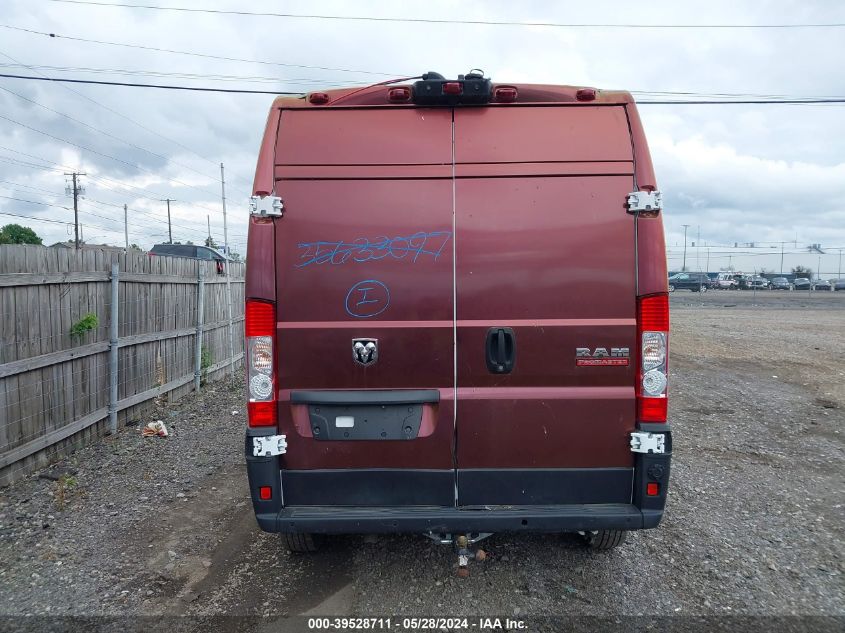 2021 Ram Promaster 2500 High Roof 159 Wb VIN: 3C6ERVDGXME500266 Lot: 39528711