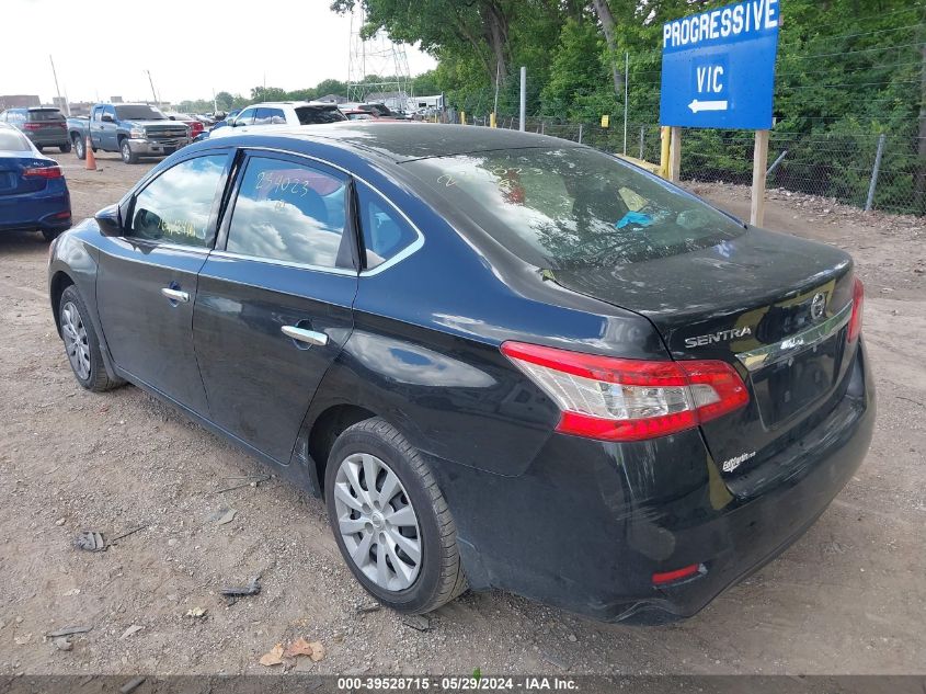 2015 Nissan Sentra S VIN: 3N1AB7AP1FY234023 Lot: 39528715